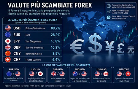 Forex-Valute-Coppie-Piu-Scambiate